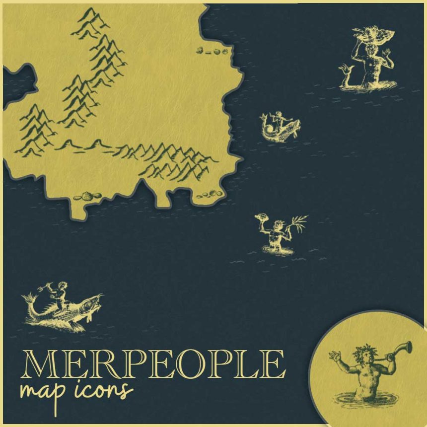 Merpeople map icons product image